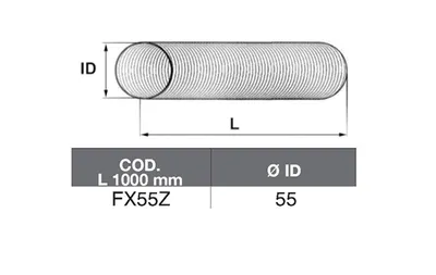Tubo de escape ASSO FX55Z