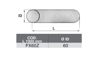 Tubo de escape ASSO FX60Z