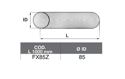 Tubo de escape ASSO FX85Z