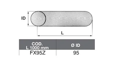Tubo de escape ASSO FX95Z