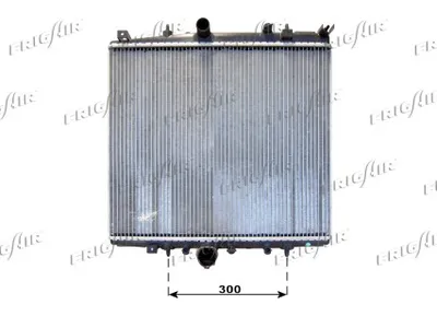 Radiador, refrigeración del motor Peugeot 807 · Citroën C8 · Lancia PHEDRA