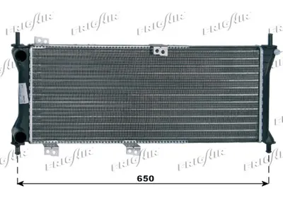 Radiador, refrigeración del motor Fiat PANDA
