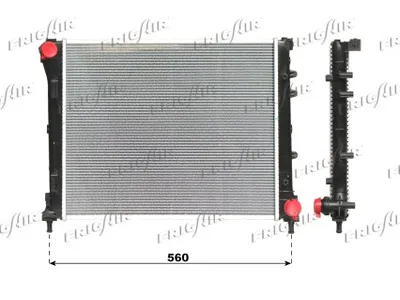 Radiador, refrigeración del motor Fiat 500 · Fiat 500 C · Fiat PANDA