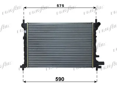 Radiador, refrigeración del motor Ford FIESTA IV · Mazda 121 III