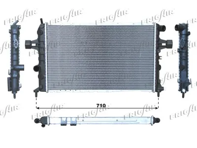 Radiador, refrigeración del motor Opel ASTRA G Hatchback · Opel ASTRA G Estate · Opel ASTRA G Saloon