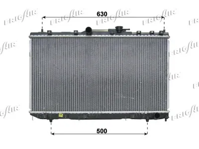 Radiador, refrigeración del motor Toyota AVENSIS · Toyota AVENSIS Estate · Toyota AVENSIS Liftback