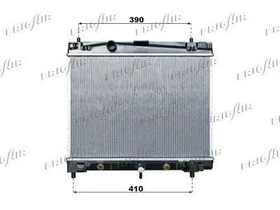 Radiador, refrigeración del motor Toyota YARIS