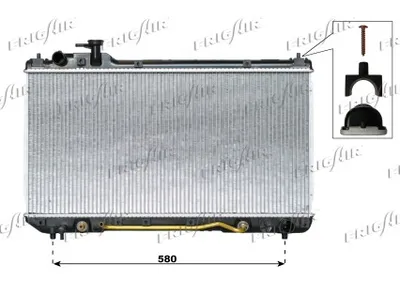 Radiador, refrigeración del motor Toyota RAV 4 I · Toyota RAV 4 I Cabrio