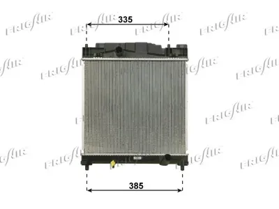 Radiador, refrigeración del motor Toyota IQ