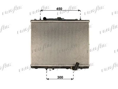 Radiador, refrigeración del motor Mitsubishi L200