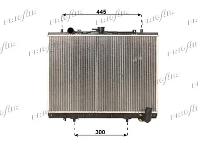 Radiador, refrigeración del motor Mitsubishi L200