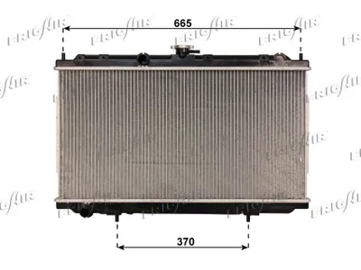 Radiador, refrigeración del motor Nissan ALMERA II Hatchback · Nissan ALMERA II