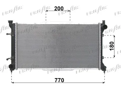 Radiador, refrigeración del motor Subaru LEGACY II · Subaru LEGACY II Estate