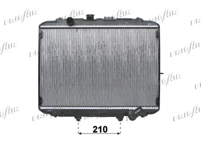 Radiador, refrigeración del motor Mitsubishi L 300 III Bus · Mitsubishi L 300 III Van · Hyundai H100 Bus