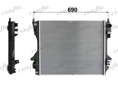 Radiador, refrigeración del motor Jaguar S-TYPE II