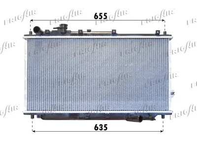 Radiador, refrigeración del motor Kia CARENS I MPV