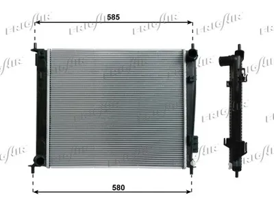 Radiador, refrigeración del motor Kia SOUL I