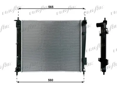 Radiador, refrigeración del motor Kia SOUL I