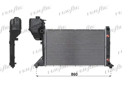 Radiador, refrigeración del motor Mercedes-Benz SPRINTER 2-t Platform/Chassis · Mercedes-Benz SPRINTER 2-t Van · Mercedes-Benz SPRINTER 2-t Bus