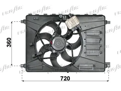 Ventilador, refrigeración del motor Land Rover FREELANDER 2