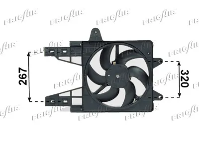 Ventilador, refrigeración del motor Fiat PUNTO · Fiat PUNTO Van