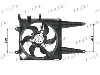 Ventilador, refrigeración del motor Fiat PALIO