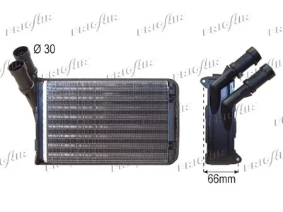 Radiador de calefacción Citroën XANTIA · Citroën ZX · Peugeot 306 Hatchback