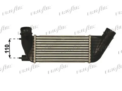 Radiador de aire de admisión Peugeot 807 · Citroën C8 · Lancia PHEDRA