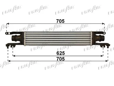 Radiador de aire de admisión Opel CORSA D · Vauxhall CORSA Mk III · Vauxhall CORSAVAN Mk III Hatchback Van