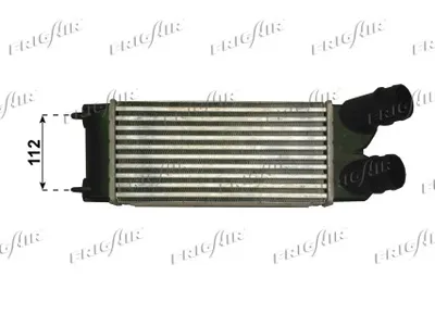 Radiador de aire de admisión Citroën BERLINGO / BERLINGO FIRST Box Body/MPV · Citroën BERLINGO / BERLINGO FIRST MPV · Peugeot PARTNER Box Body/MPV