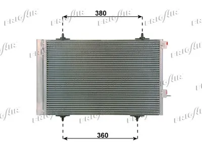 Condensador, aire acondicionado Peugeot 407 · Peugeot 407 SW · Citroën C5 III