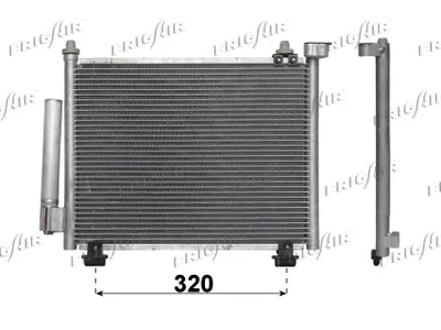 Condensador, aire acondicionado Opel AGILA · Suzuki WAGON R+