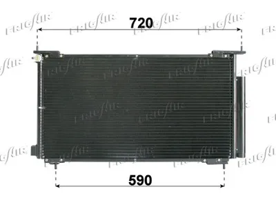 Condensador, aire acondicionado Honda CR-V II