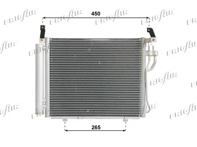 Condensador, aire acondicionado Hyundai i10 I