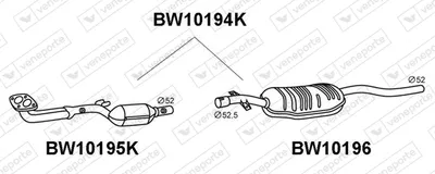 Catalizador VENEPORTE BW10194K