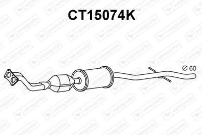 Catalizador Citroën C5 I · Citroën C5 I Break · Citroën C5 II