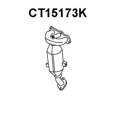 Catalizador codo admisión VENEPORTE CT15173K