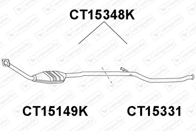 Catalizador Citroën BERLINGO / BERLINGO FIRST Box Body/MPV · Citroën BERLINGO / BERLINGO FIRST MPV · Peugeot PARTNER Box Body/MPV