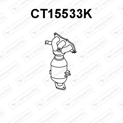 Catalizador codo admisión Citroën C1 · Peugeot 107 · Toyota AYGO