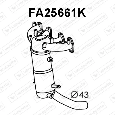 Catalizador codo admisión Fiat PANDA · Fiat SEICENTO / 600 · Fiat PANDA Hatchback Van