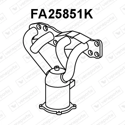 Catalizador codo admisión Fiat SEDICI · Suzuki SX4