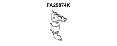 Catalizador codo admisión VENEPORTE FA25874K
