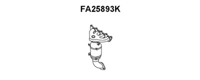 Catalizador codo admisión VENEPORTE FA25893K