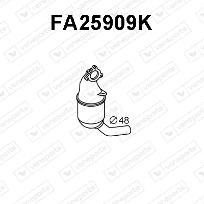 Catalizador Alfa Romeo MITO · Fiat DOBLO MPV · Fiat DOBLO Box Body/MPV
