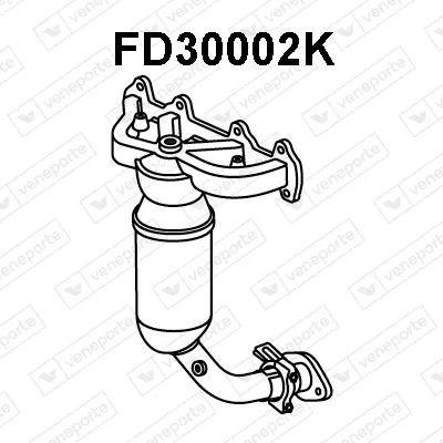 Catalizador codo admisión Ford FIESTA IV · Ford FIESTA Box Body/MPV · Ford KA