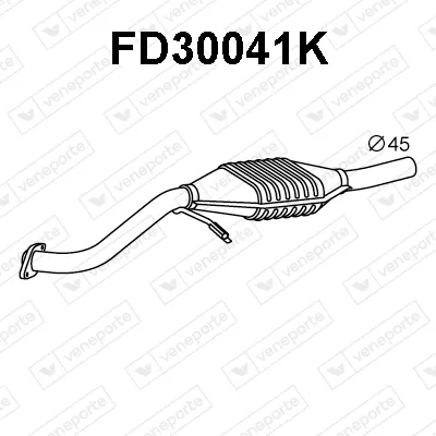 Catalizador Ford FIESTA III