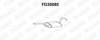 Presilenciador Ford ESCORT III
