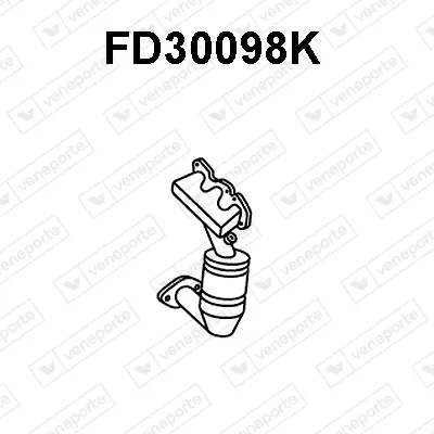 Catalizador codo admisión Ford MONDEO II Turnier