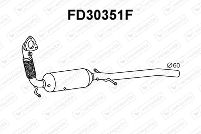 Filtro de partículas Ford TOURNEO CUSTOM V362 Bus · Ford TRANSIT CUSTOM V362 Van · Ford TRANSIT CUSTOM V362 Bus