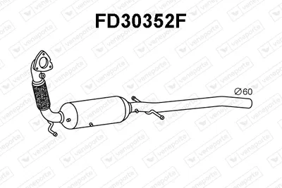 Filtro de partículas Ford TOURNEO CUSTOM V362 Bus · Ford TRANSIT CUSTOM V362 Van · Ford TRANSIT CUSTOM V362 Bus
